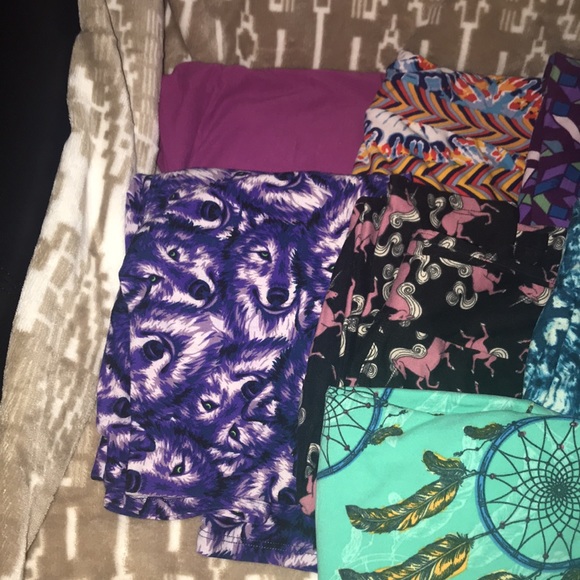 Lularoe leggings lot EUC, OS and tween - Picture 2 of 3